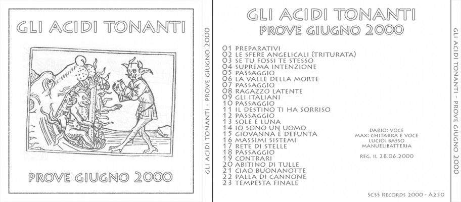 a250 gli acidi tonanti: prove giugno 2000 2000